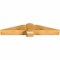 Ekena Millwork Eugene Rough Sawn Timber Gable Bracket, Western Red Cedar, 48"W x 8"H x 6"D x 6"F, 4/12 Pitch GBW048X08X0606EUG00RWR - alternate 2